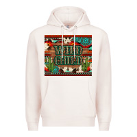 Pale Pink wild chıld aztec gemstone and cactus Premium Hoodie - Artiststas