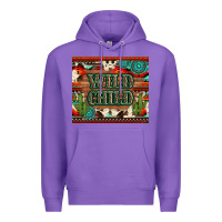 Purple wild chıld aztec gemstone and cactus Premium Hoodie - Artiststas