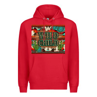 Red wild chıld aztec gemstone and cactus Premium Hoodie - Artiststas