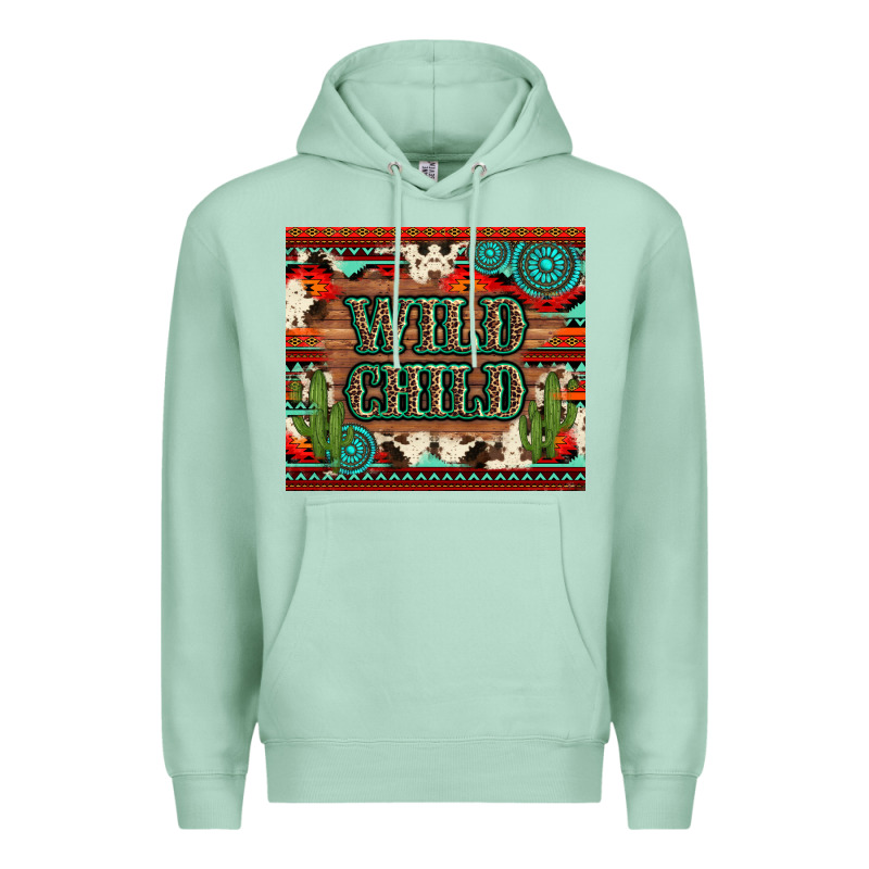 Wild Chıld Aztec Gemstone And Cactus Premium Hoodie by Artiststas | Teevron