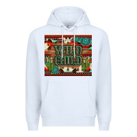 White wild chıld aztec gemstone and cactus Premium Hoodie - Artiststas