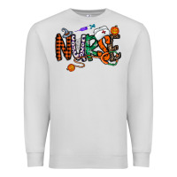 Dove Grey nurse halloween Premium Sweatshirt - CowhideDigitalArt