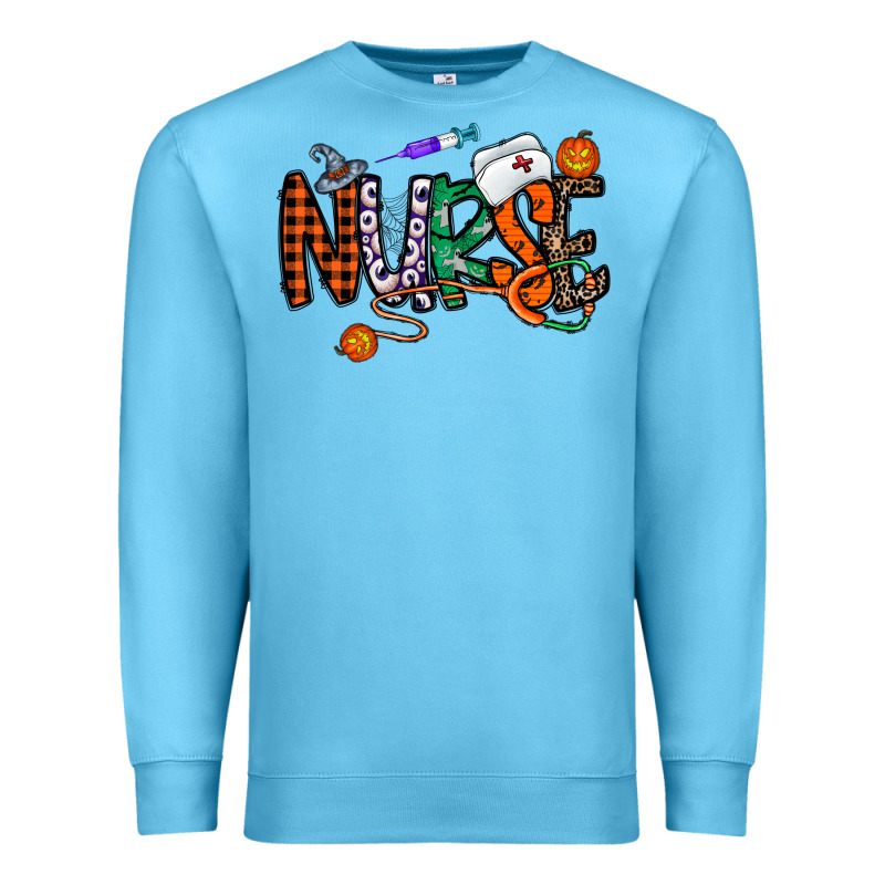 Nurse Halloween Premium Sweatshirt by CowhideDigitalArt | Teevron