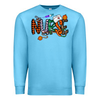 Ocean Blue nurse halloween Premium Sweatshirt - CowhideDigitalArt