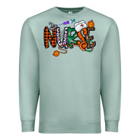 Seafoam nurse halloween Premium Sweatshirt - CowhideDigitalArt