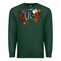 Sports Green nurse halloween Premium Sweatshirt - CowhideDigitalArt