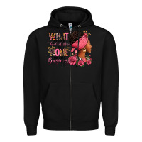 Black What other think of me is none of my business afro Zipper Hoodie - RanaPortraitStore