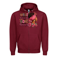 Burgundy What other think of me is none of my business afro Zipper Hoodie - RanaPortraitStore