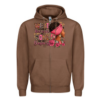 Chestnut What other think of me is none of my business afro Zipper Hoodie - RanaPortraitStore