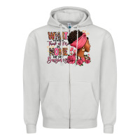 Dove Grey What other think of me is none of my business afro Zipper Hoodie - RanaPortraitStore