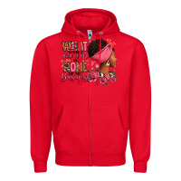 Red What other think of me is none of my business afro Zipper Hoodie - RanaPortraitStore