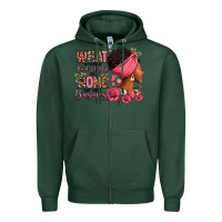 Sports Green What other think of me is none of my business afro Zipper Hoodie - RanaPortraitStore