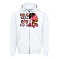White What other think of me is none of my business afro Zipper Hoodie - RanaPortraitStore