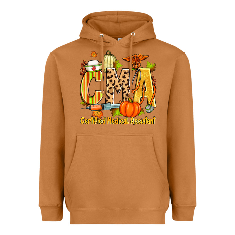 Fall Cma Certified Medical Assistant Heavyweight Hoodie by Zillion Design Studio | Teevron