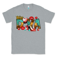 Heather Grey diva Classic Tee - RanaPortraitStore