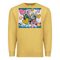 Antique Gold Easter hearts Cowhide tumbler Easter Day Premium Sweatshirt - Neo Western