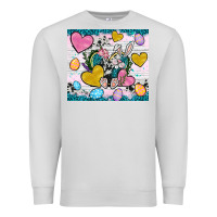Dove Grey Easter hearts Cowhide tumbler Easter Day Premium Sweatshirt - Neo Western