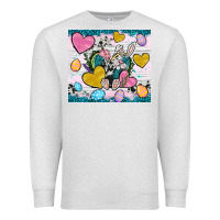 Oatmeal Heather Easter hearts Cowhide tumbler Easter Day Premium Sweatshirt - Neo Western