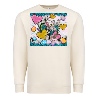 Sandshell Easter hearts Cowhide tumbler Easter Day Premium Sweatshirt - Neo Western