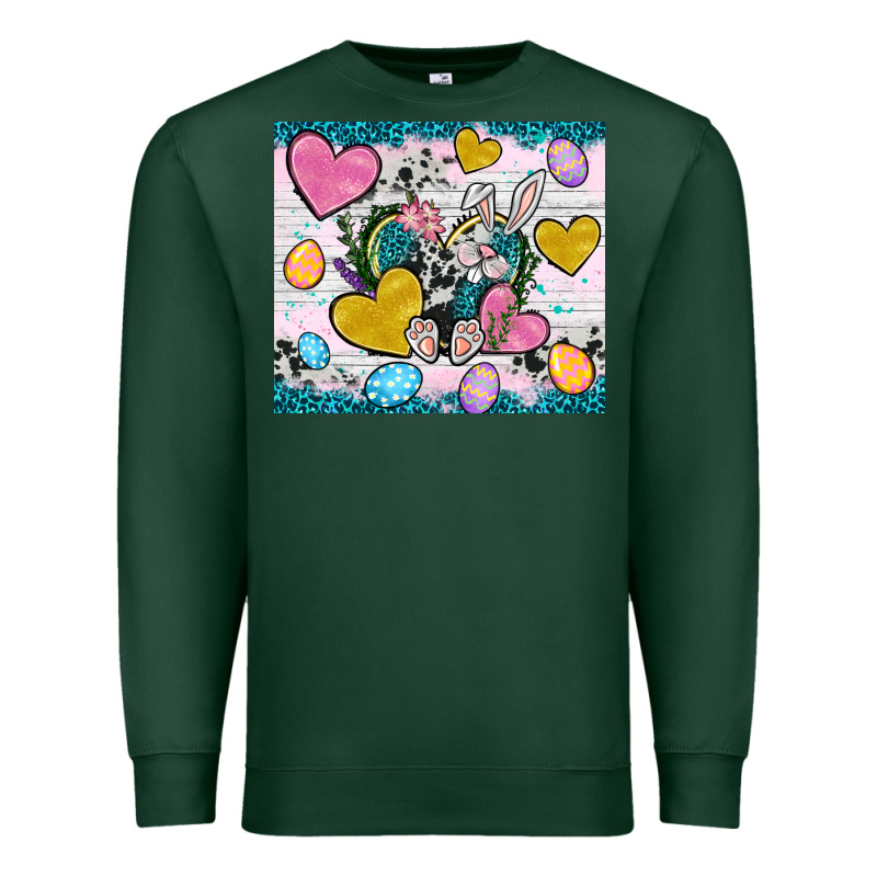 Easter Hearts Cowhide Tumbler Easter Day Premium Sweatshirt by Neo Western | Teevron