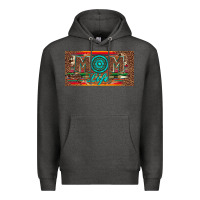 Charcoal Heather mom life license plate Premium Hoodie - Artiststas