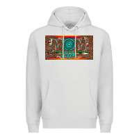 Dove Grey mom life license plate Premium Hoodie - Artiststas