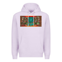 Lilac mom life license plate Premium Hoodie - Artiststas