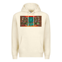 Sandshell mom life license plate Premium Hoodie - Artiststas