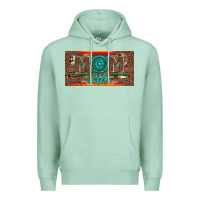 Seafoam mom life license plate Premium Hoodie - Artiststas