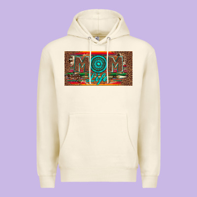 Mom Life License Plate Premium Hoodie Designed By Artiststas