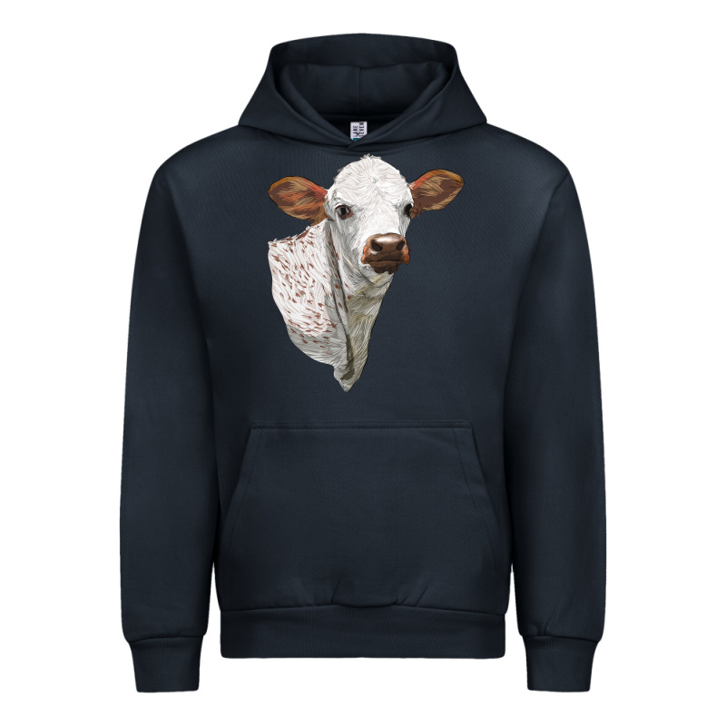 Texas Longhorn Calf Face Urban Hoodie by LillyAllenDesigns | Teevron