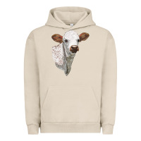 Pigment French Oak Texas Longhorn Calf Face Urban Hoodie - LillyAllenDesigns
