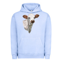 Pigment Grape Ice Texas Longhorn Calf Face Urban Hoodie - LillyAllenDesigns