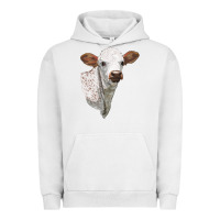 Pigment Lunar Rock Texas Longhorn Calf Face Urban Hoodie - LillyAllenDesigns
