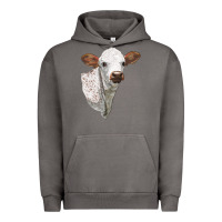 Pigment Tornado Texas Longhorn Calf Face Urban Hoodie - LillyAllenDesigns