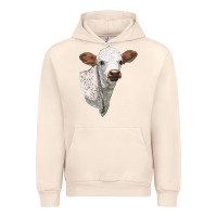 Sandshell Texas Longhorn Calf Face Urban Hoodie - LillyAllenDesigns