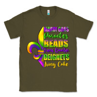 Army Green mardi gras parades beads french quarter beignets Classic Tee - FaDigitalArtStudio