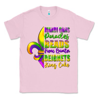 Bubblegum Pink mardi gras parades beads french quarter beignets Classic Tee - FaDigitalArtStudio