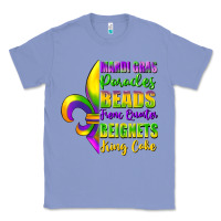 Colony Blue mardi gras parades beads french quarter beignets Classic Tee - FaDigitalArtStudio