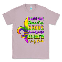 Lilac mardi gras parades beads french quarter beignets Classic Tee - FaDigitalArtStudio