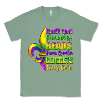 Sage mardi gras parades beads french quarter beignets Classic Tee - FaDigitalArtStudio