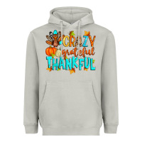 Crazy Grateful Thankful Heavyweight Hoodie | Teevron