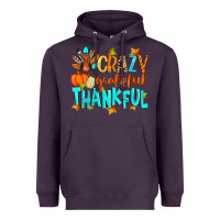 Plum crazy grateful thankful Heavyweight Hoodie - Zillion Design Studio