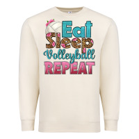Sandshell eat sleep volleyball repeat Premium Sweatshirt - HRA Design Shop