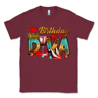 Burgundy birthday diva Classic Tee - RanaPortraitStore