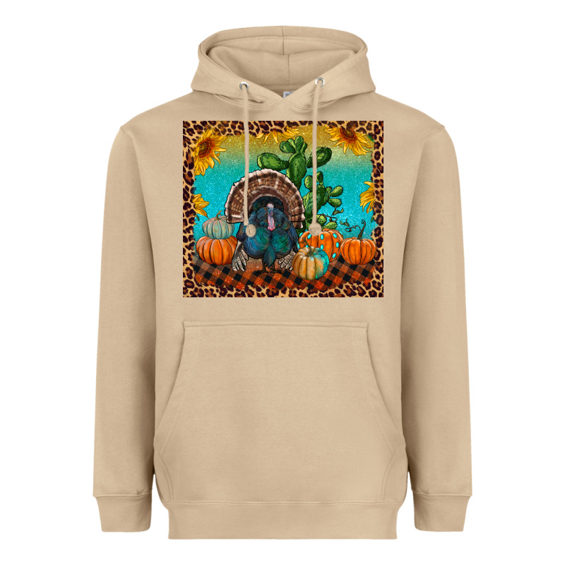 Turkey And Pumpkins Heavyweight Hoodie by RanaPortraitStore | Teevron