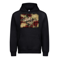Black buffalo plaid christmas camouflage glitter background Urban Hoodie - Jasminsmagicworld