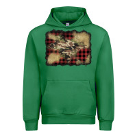 Emerald buffalo plaid christmas camouflage glitter background Urban Hoodie - Jasminsmagicworld