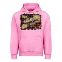 Fuchsia Pink buffalo plaid christmas camouflage glitter background Urban Hoodie - Jasminsmagicworld