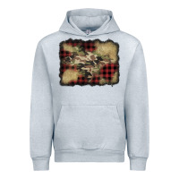 Heather Grey buffalo plaid christmas camouflage glitter background Urban Hoodie - Jasminsmagicworld